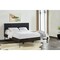 Armen Living Cross Solid Oak and Metal King Platform Bed Frame LCCRBDOAKG - alternate 4